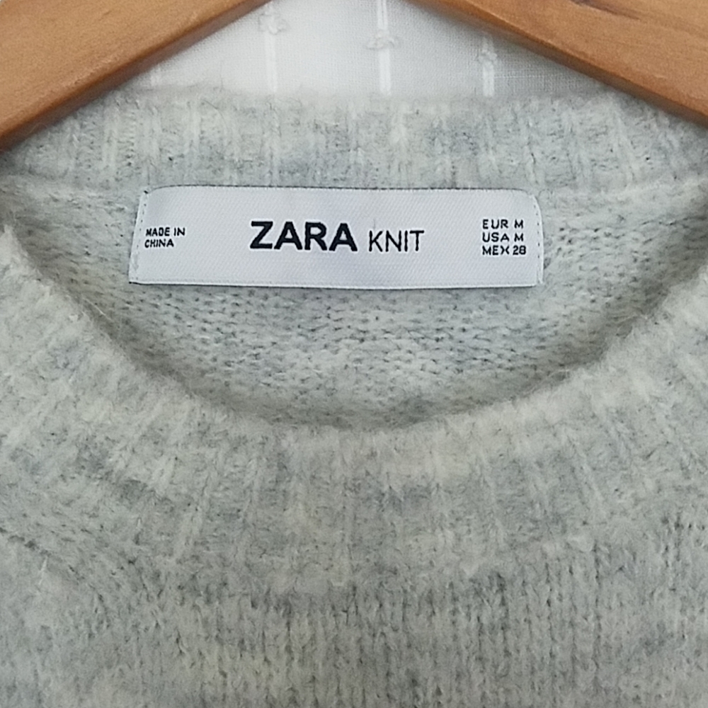 Zara Wool Blend Oversized Sweater - Picture 2 of 3